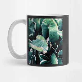 Leaves, Tropical leaves, Leaf, Modern art, Wall art, Print, Minimalistic, Modern, Scandinavian print Mug